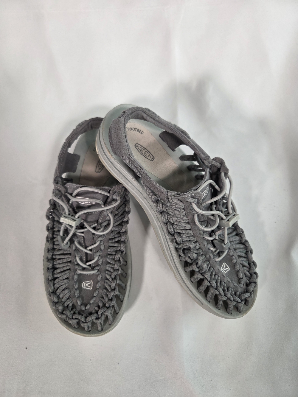 KEEN Women's Gray Woven Outdoor Sandals